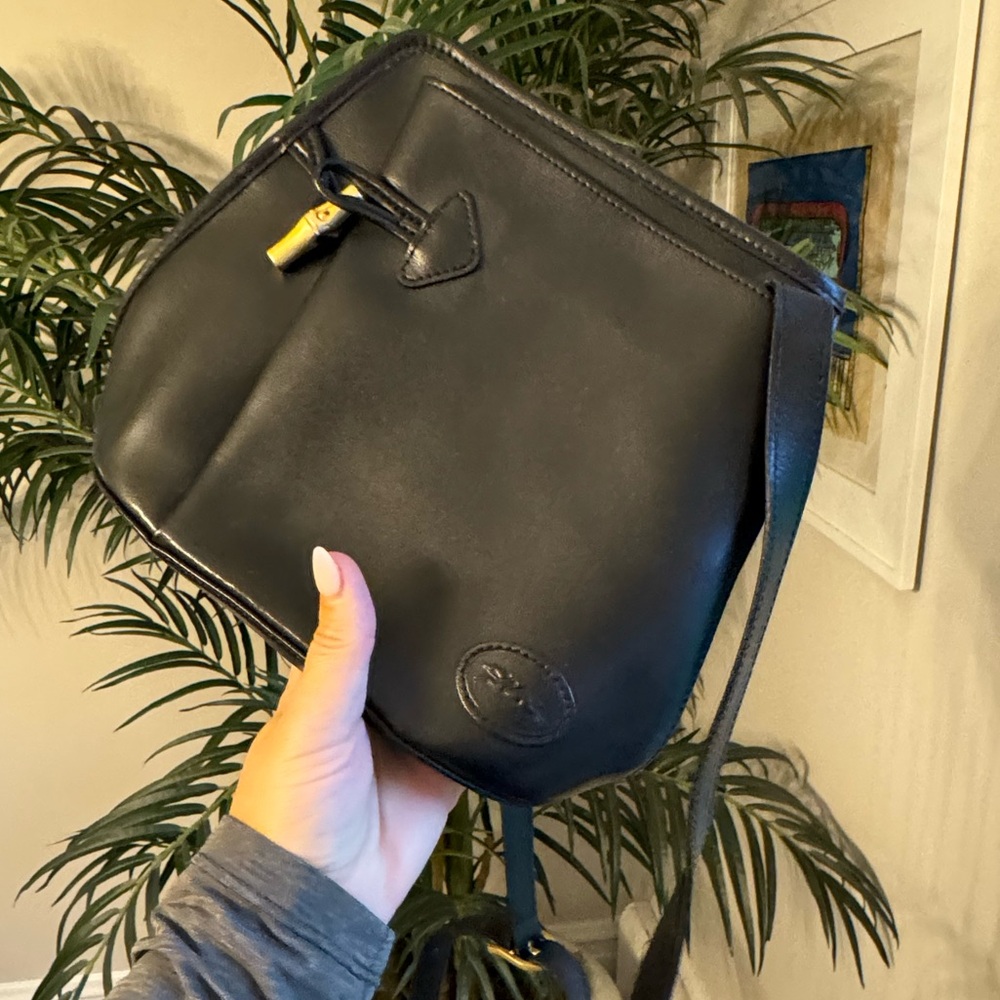 Longchamp Black Crossbody Bag